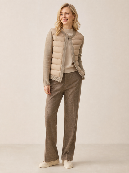 Women's Tailored Insulated Jacket in Khaki