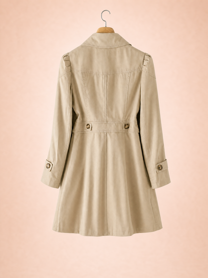 Women's Double-Breasted Tailored Trench Coat