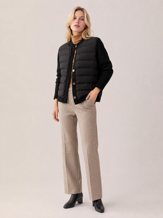 Women's Tailored Insulated Jacket in Black